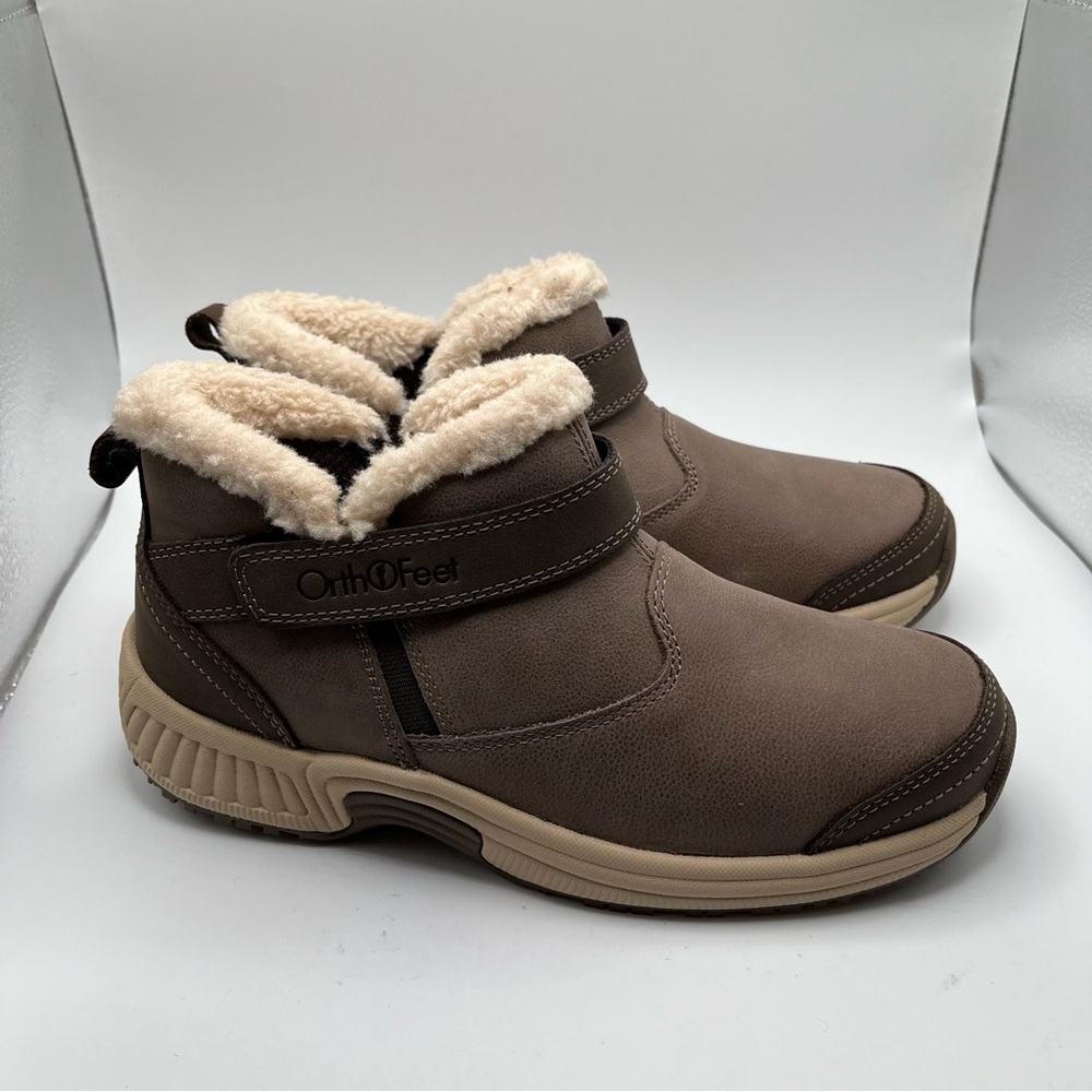 NWB Orthofeet Siena Women's Boots size 6 ankle snow bootie 1228 - Picture 5 of 10